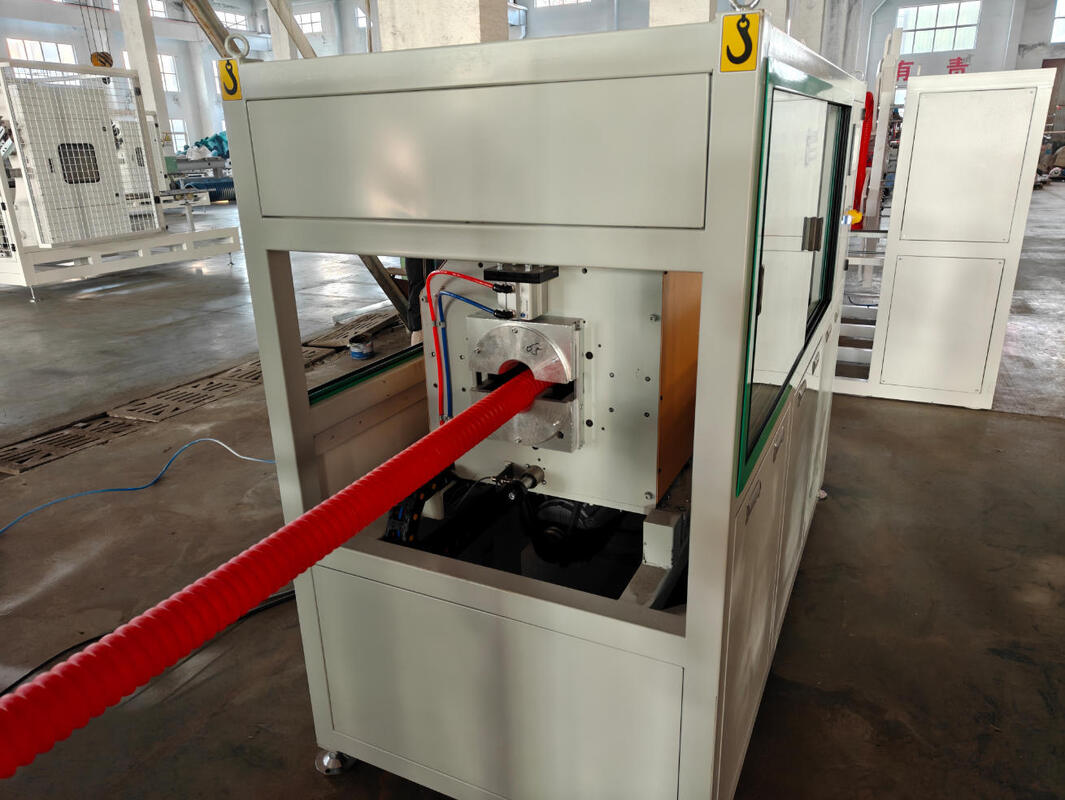 Linha de Extrusão de Tubo Corrugado de Parede Dupla Elétrica Siemens com Resfriamento a Água e Capacidade de Produção de 100kg/h - 2000kg/h