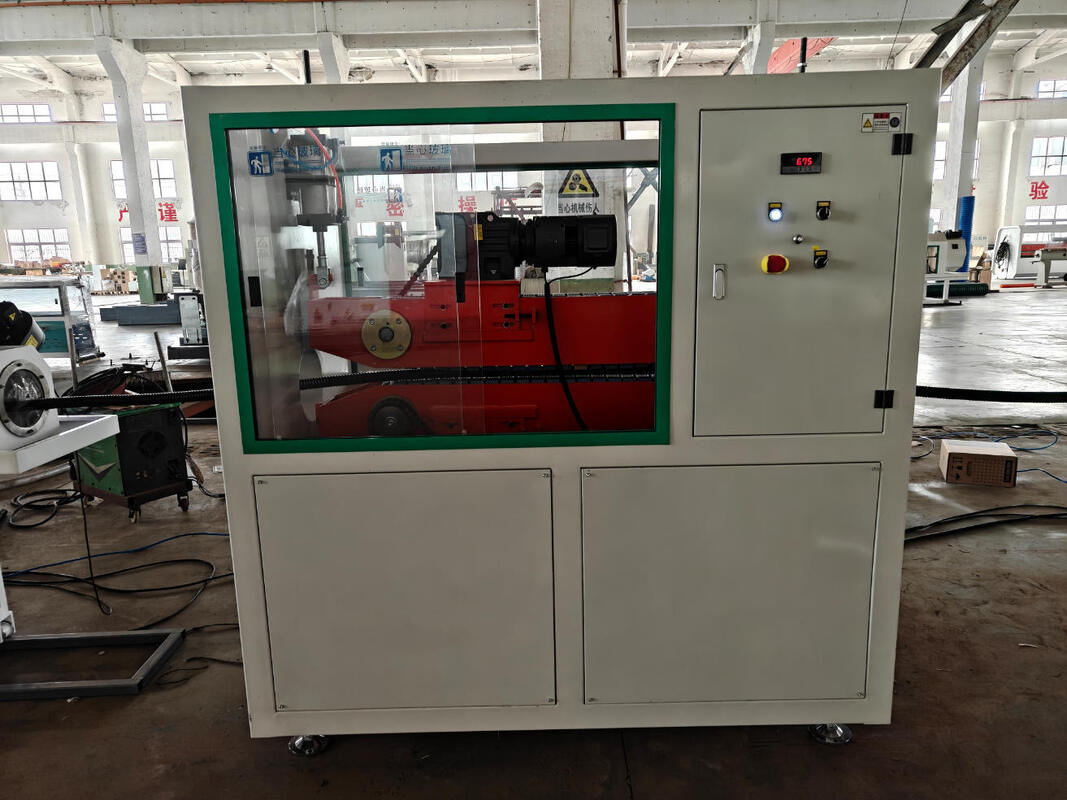 Linha de extrusão de tubos ondulados de parede dupla com controlador de frequência Siemens e material de engrenagem 20CrMnTi para alta durabilidade