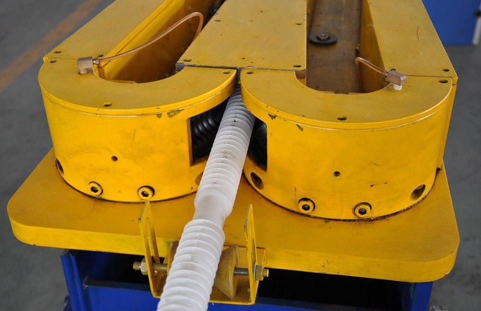 PE/PP/PVC/EVA escolhem a linha de produção corrugada parede da tubulação, máquina de soldadura plástica da tubulação dos PP