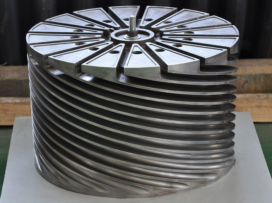 A fonte PP do gás/água conduz a linha da extrusão, CE ondulado IOS9001 da extrusora da tubulação