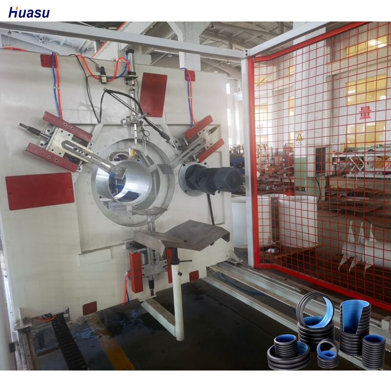 Linha de extrusão de máquina de tubo corrugado Plast de alta eficiência com sistema de controle PLC