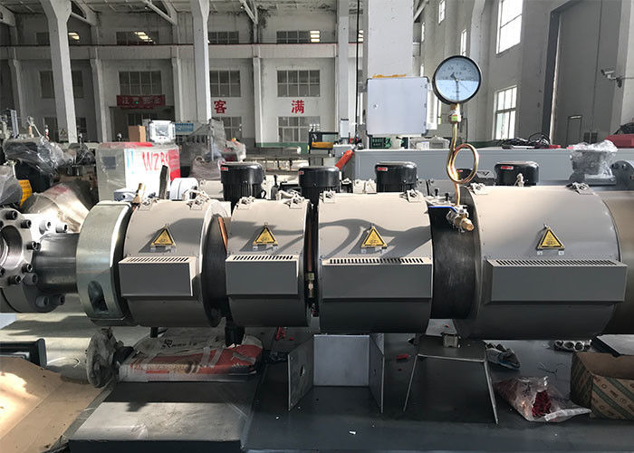 Linha de produção horizontal linha da tubulação do Hdpe do PLC da extrusão da tubulação de PPR DWC