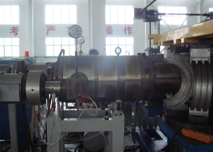 A parede do dobro dos PP DWC do HDPE corrugou a maquinaria da tubulação com sistema de Siemens HMI