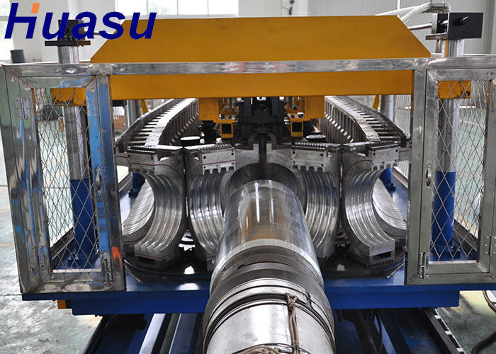 A parede dobro da única parede corrugou a tubulação que faz a série do PVC dos PP do PE da máquina