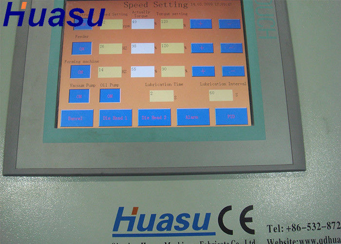 Linha de produção ondulada da extrusão do tubo da máquina da tubulação da única parede dobro de PE/PP/PVC