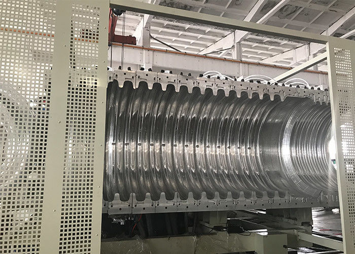 Perfurador ondulado da máquina de corte da extrusora do ondulador da tubulação da parede do dobro de Sn4 Sn8