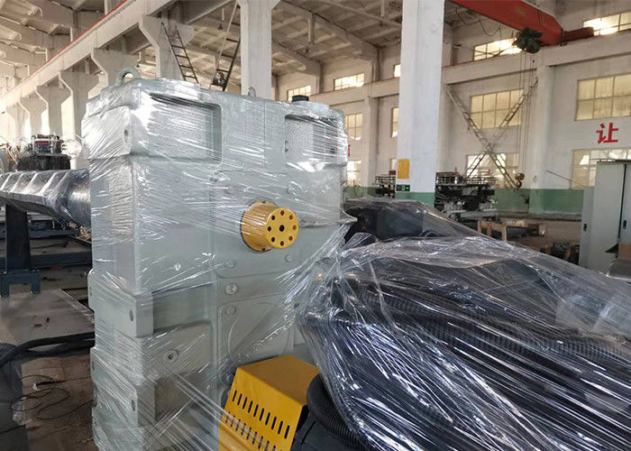 A linha que da extrusão da tubulação do PE DWC toda a produção alinha a fatura do PE PP corrugou as tubulações