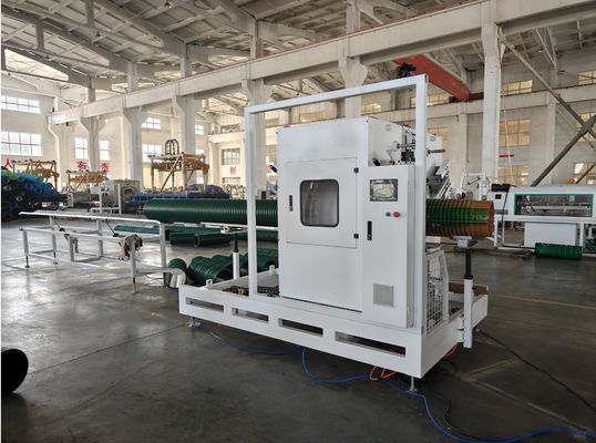 Corrugated Double Strands Plastic Pipe Extruder Production Line High Efficiency