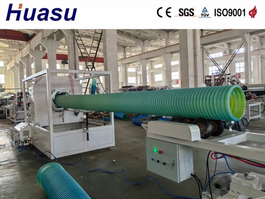PVC Double Wall Corrugated Pipe Extrusion Line 500-2000Kg/h Capacity