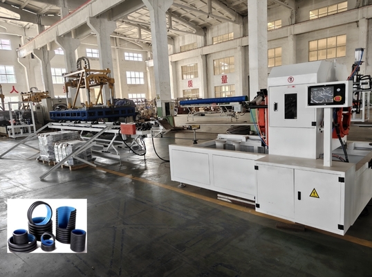 Double Wall Corrugated Pipe Extrusion Line with Siemens Inverter 63mm