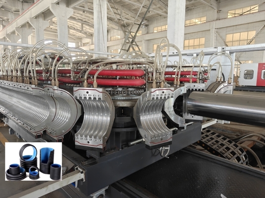 Double Wall Corrugated Pipe Extrusion Line with Siemens Motor 63mm