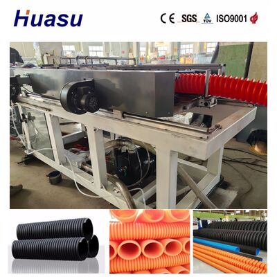 Single Wall Corrugated Pipe Machine with 32-1600mm Pipe Diameter, PLC Control Touch Screen, and High Productivity for Industrial Pipe Production