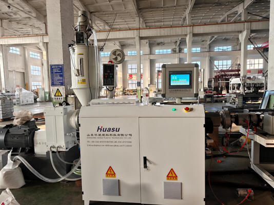 Integral Type Extruder Double Wall Corrugated Pipe Extrusion Line with Siemens Electric and 100kg/h - 2000kg/h Production Capacity