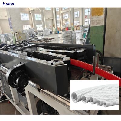 PLC Control Single Wall Corrugated Pipe Extrusion Line Featuring Screw Material 38crmoala and 1 Set Corrugator for Operation