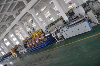 Euro Standard Double Wall Corrugated Pipe Extrusion Line / HDPE / PP / PVC Pipe Machinery