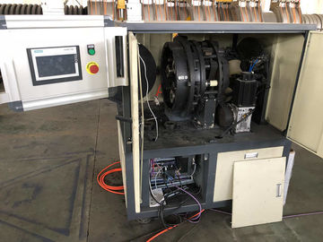 Double Wall Corrugated Pipe Extrusion Line , Angle Iron Hydraulic Hole Punching Machine